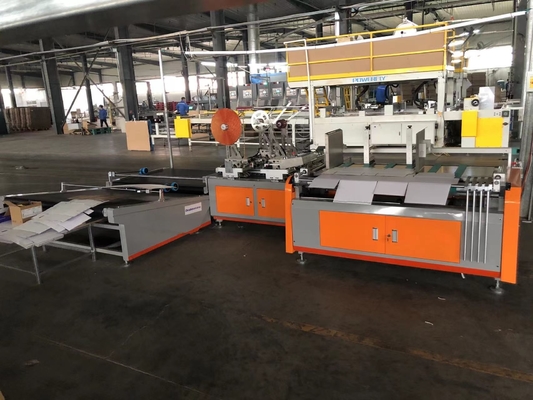 Boîte ondulée de 6 barres collant la machine 1600kg 60m/min-100m/min