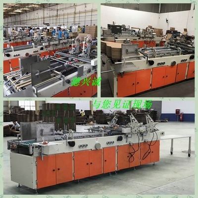 Pliage automatique de carton de la machine 90m/min 100m/min de Gluer de dossier collant la machine