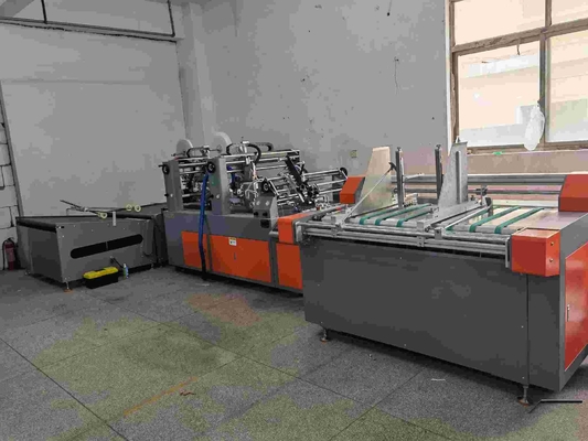 90m/Min Corrugated Box Gluing Machine avec la certification libre de la CE de pièces de rechange